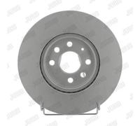JURID 2x Disco Freni Anteriore Ø280 MM Ventilato per Opel Meriva Astra H L48 1.4