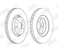 JURID 562173JC-1 Disco freno per VOLVO