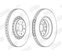 JURID 562217JC-1 Disco freno per VOLVO