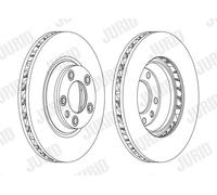 JURID 562359JC-1 Disco freno per AUDI,PORSCHE,VW