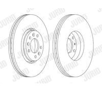 JURID 562622JC-1 Disco freno per CITROËN,FIAT,PEUGEOT