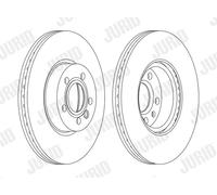 JURID 562626JC-1 Disco freno per FORD,SEAT,VW