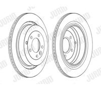 JURID 562657JC-1 Disco freno per LAND ROVER