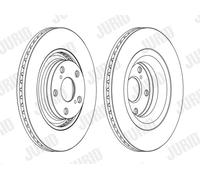 JURID 562726JC-1 Disco freno per TOYOTA