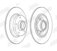 JURID 562732J-1 Disco freno per RENAULT