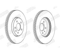 JURID 562852JC-1 Disco freno per OPEL,VAUXHALL