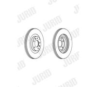 JURID 562921JC-1 Disco freno per MAZDA