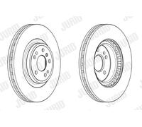 JURID 563002JC-1 Disco freno