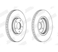 JURID 563032JC-1 Disco freno per INFINITI,NISSAN