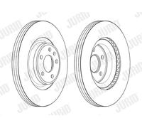JURID 563175JC-1 Disco freno per AUDI