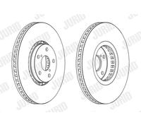 JURID 563239JC-1 Disco freno per LEXUS