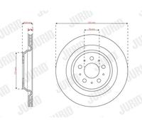 JURID 563659JC-1 Disco freno per TESLA