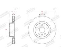 JURID 563660JC-1 Disco freno