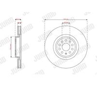JURID 563765JC Disco freno per AUDI,SKODA,VW