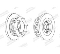 JURID 567118J Disco freno per IVECO