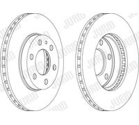 JURID 569165J Disco freno per IVECO
