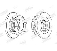 JURID 569168J Disco freno per IVECO