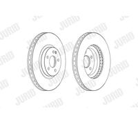 JURID 569261J Disco freno per MERCEDES-BENZ