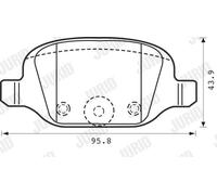 JURID 573019J Kit pastiglie freno, Freno a disco per ABARTH,FIAT,LADA,LANCIA