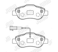 JURID 573266J Kit pastiglie freno, Freno a disco per FIAT,FORD