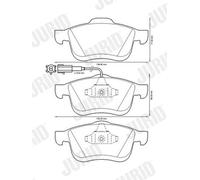 JURID 573334J Kit pastiglie freno, Freno a disco per CHRYSLER,FIAT,LANCIA,OPEL,V