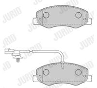 JURID 573358J Kit pastiglie freno, Freno a disco per NISSAN,OPEL,RENAULT,VAUXHAL