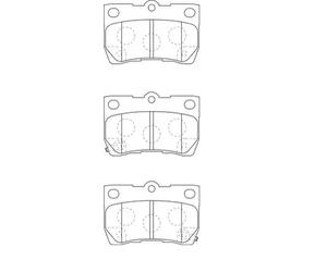 JURID 573393J Kit pastiglie freni