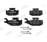 JURID 573410J Kit pastiglie freno, Freno a disco per RENAULT
