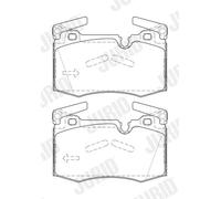 JURID 573423J Kit pastiglie freno, Freno a disco per MINI