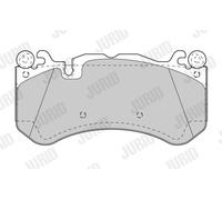 JURID 573425J Kit pastiglie freno, Freno a disco per MERCEDES-BENZ