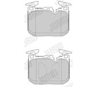 JURID 573602J Kit pastiglie freno, Freno a disco per BMW