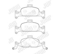 JURID 573627J Kit pastiglie freni