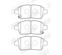 JURID 573737J Kit pastiglie freno, Freno a disco per BYD,FAW (TIANJIN),GEELY,GRE