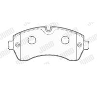 Set di pastiglie freno FERODO FVR4470, anteriore