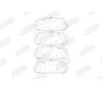 JURID 573773J Kit pastiglie freno, Freno a disco per AUDI,CUPRA,VW