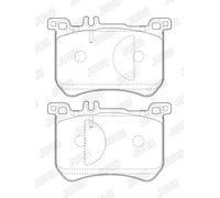 JURID 573797J Kit pastiglie freno, Freno a disco per MERCEDES-BENZ SL, S-Class