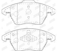 JURID 573852J Kit pastiglie freno, Freno a disco per AUDI A1, VW Jetta
