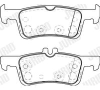 JURID 573872J Kit pastiglie freno, Freno a disco per FORD