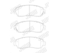 JURID 573892J Kit pastiglie freno, Freno a disco per HONDA