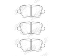 JURID 573905J Kit pastiglie freno, Freno a disco per OPEL,VAUXHALL
