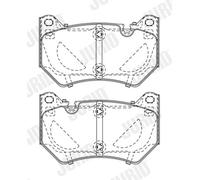 JURID 574032J Kit pastiglie freno, Freno a disco per AUDI