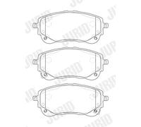 JURID 574042J Kit pastiglie freno, Freno a disco per TOYOTA Corolla