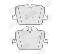 JURID 574080J Kit pastiglie freno, Freno a disco per BMW
