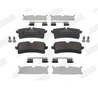 JURID 574125J Kit pastiglie freno, Freno a disco per PORSCHE