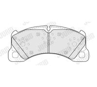 JURID 574159J Kit pastiglie freno, Freno a disco per PORSCHE,VW