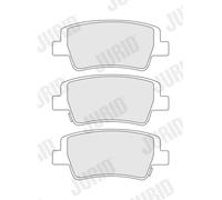 JURID 574241J Kit pastiglie freno, Freno a disco per HYUNDAI