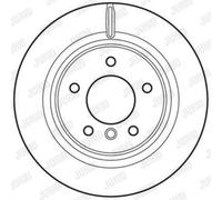 JURID Dischi-Freno Ø300 MM Ventilato per BMW 1er Cabriolet Coupé