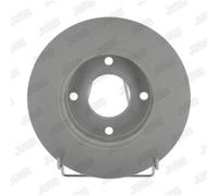 Jurid Disco freno 562575JC ventilato 2 pezzi per Mitsubishi Colt 1.3