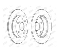 2 x JURID 563141JC Disco freno per SUZUKI