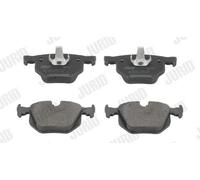 JURID Kit pastiglie freni Posteriore per BMW 7 (E65, E66, E67) 573228J